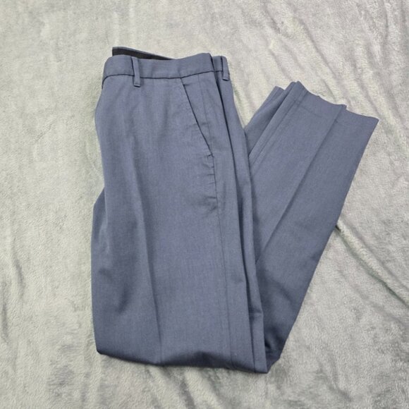 Bonobos Slim Fit Stretch Dress Pants Navy Blue 35x32 - Picture 12 of 12